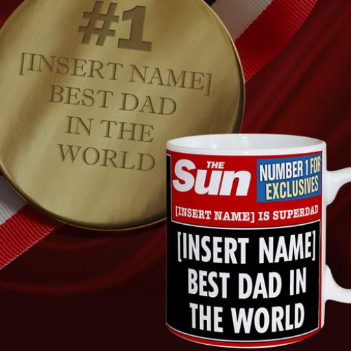 The Sun Best Dad Mug